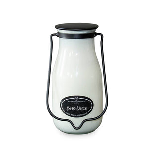 14 oz Milkbottle Candle: Barn Dance
