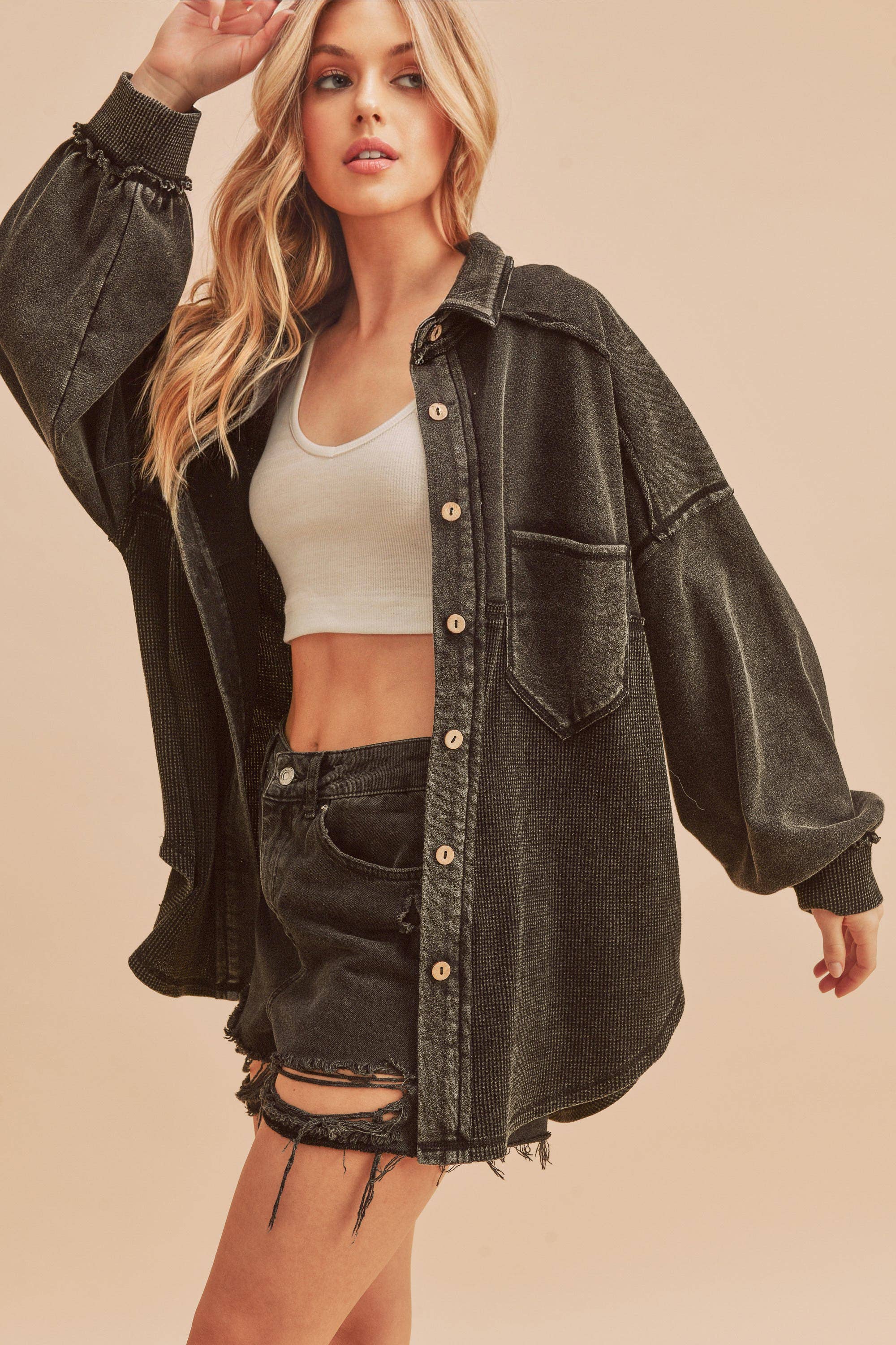 576BK Judie Jacket 5: Black / M / Outerwear