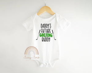 Daddy's Future Golfing Buddy Baby Bodysuit