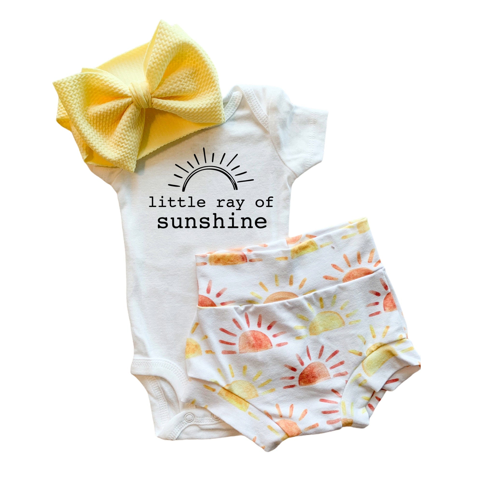 Little Ray of Sunshine Bummies Set