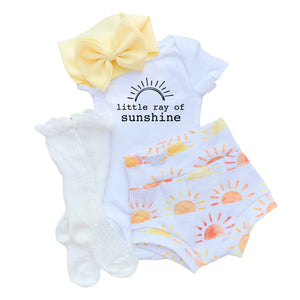 Little Ray of Sunshine Bummies Set