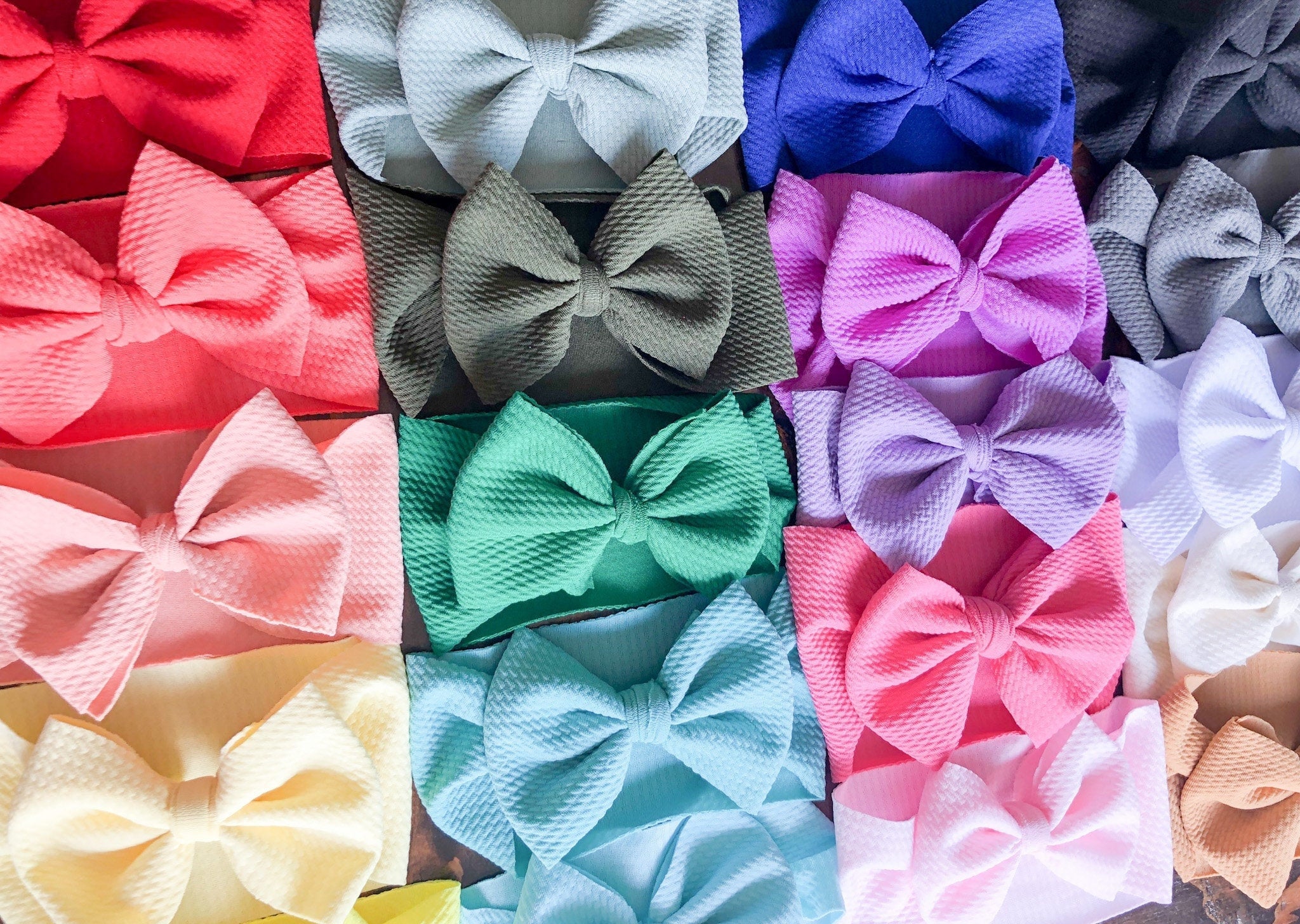 Black and White Checkered Headwrap Bow