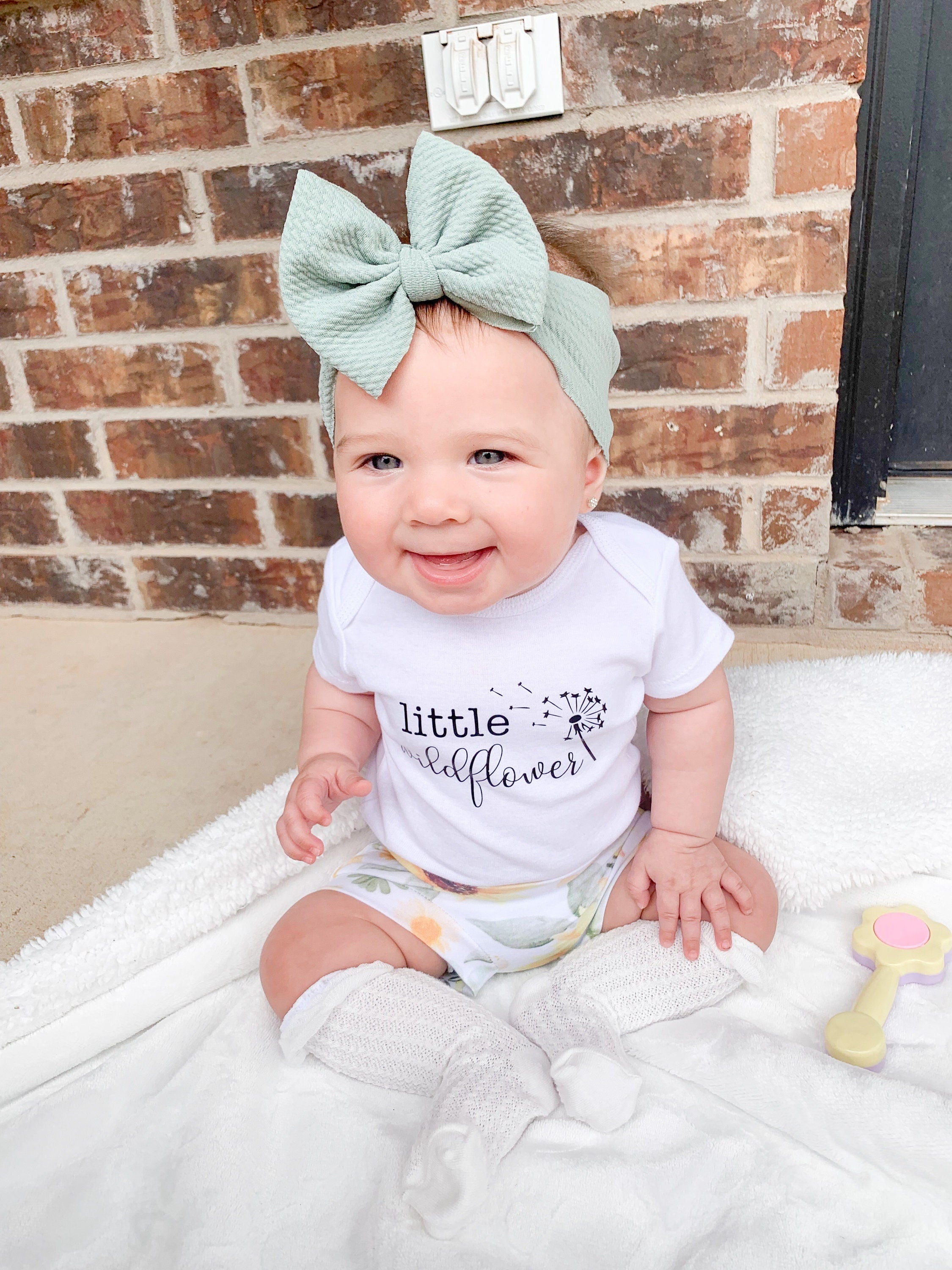 Little Wildflower Sunflower Bummies Set