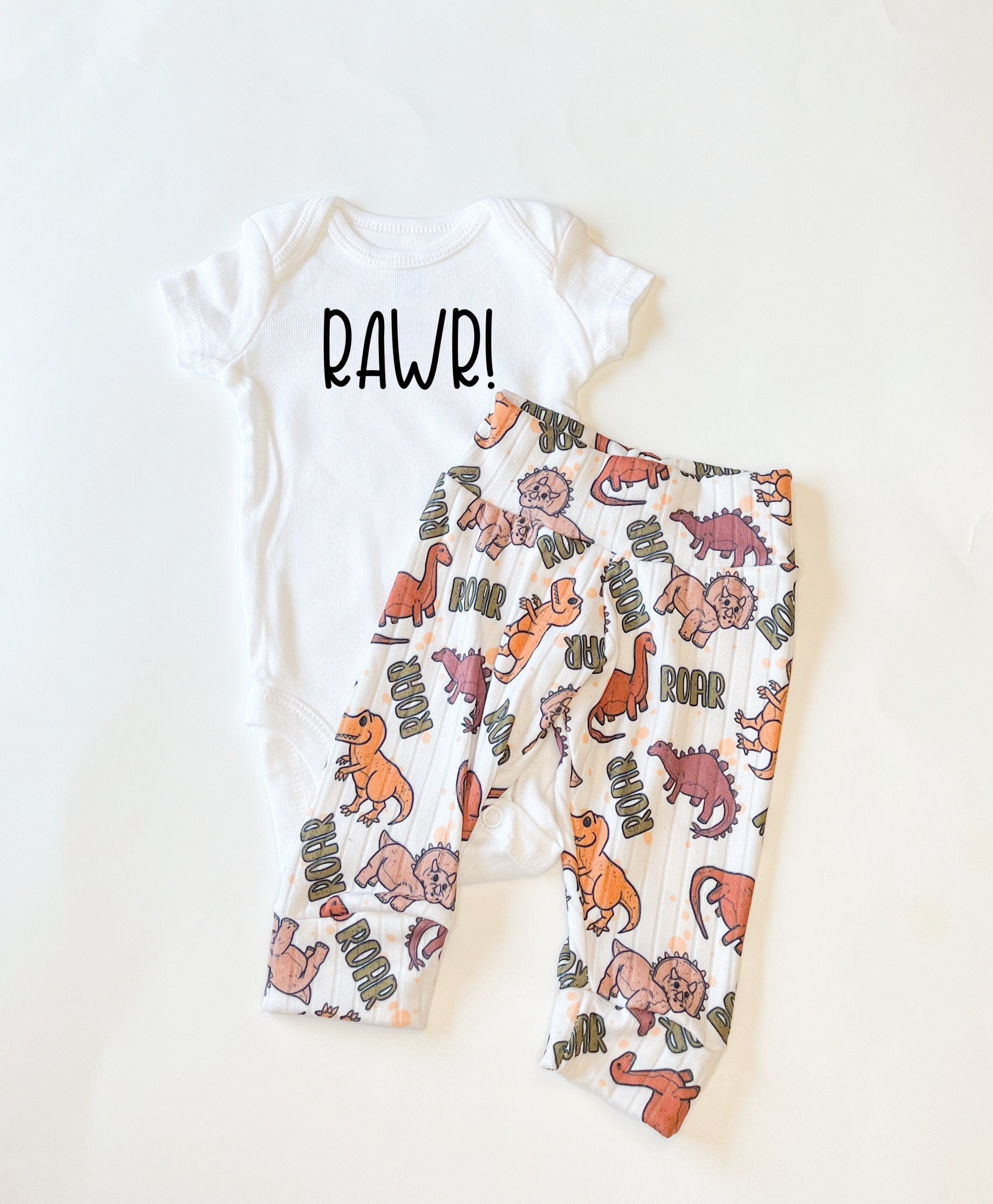 Dinosaur Baby Leggings Outfit