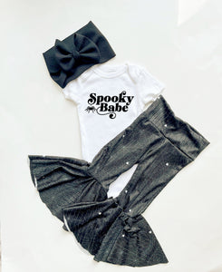 Spooky Babe Spider Bell Bottoms