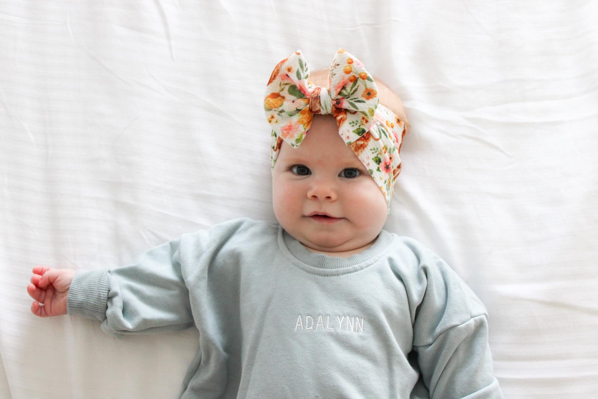 Highland Cow Headwrap Bow