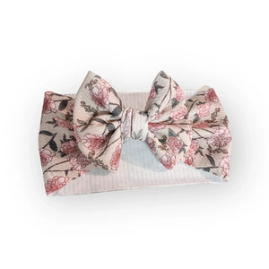 Vintage Carnation Headwrap Bow