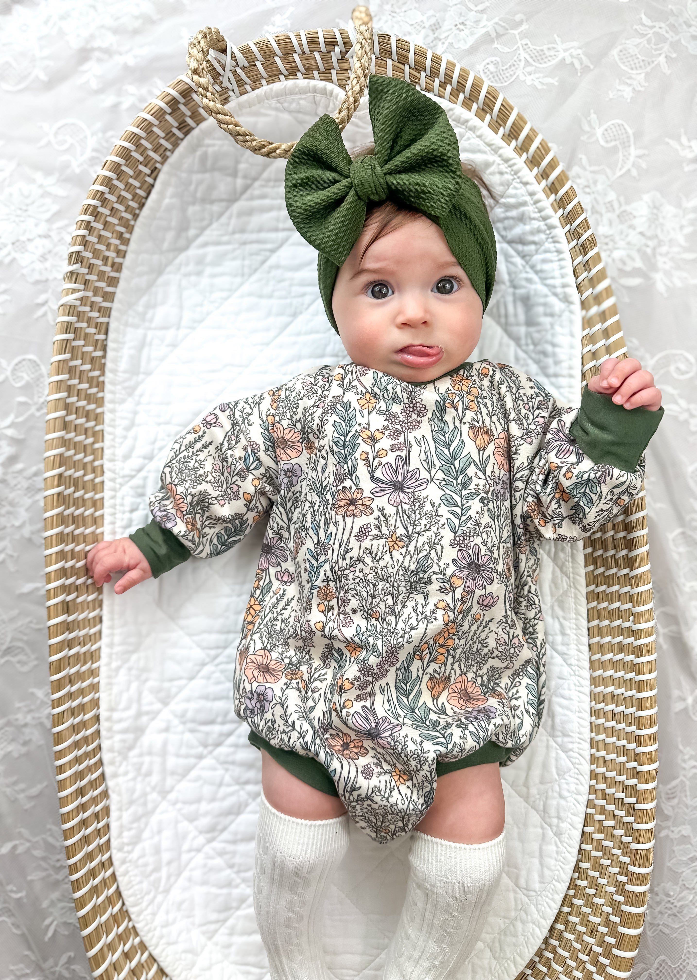 Wild Flower Bubble Romper