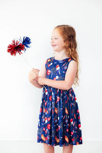 You Look Like the 4th of July Tank Twirl Dress