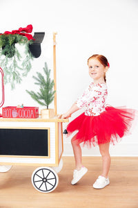 Candy Cane Lane 3/4 Tutu Leotard