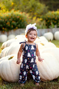 Addison Adjustable Strap Jumpsuit - Black Ghost Sparkles