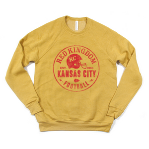 Red Kingdom Helmet Circle Tee OR Sweatshirt