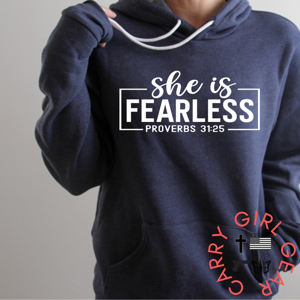 SHE IS FEARLESS HOODIE & SWEATSHIRT