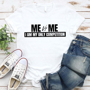 Me vs Me Unisex T-Shirt – Motivational Self-Discipline Tee