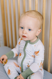 Little Duckling Bamboo Zipper Romper
