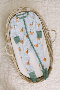 Little Duckling Bamboo Zipper Romper