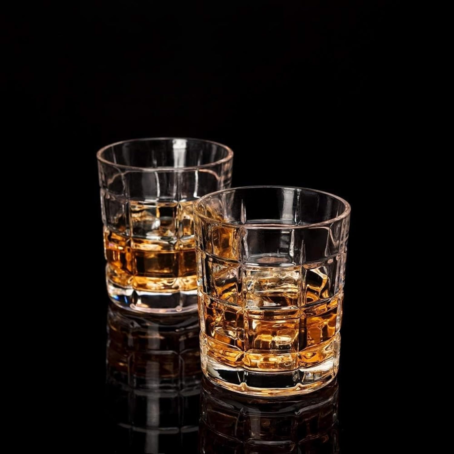 Whiskey Glasses 10oz Premium Scotch Glasses Set of 2 Old Fashioned Whiskey