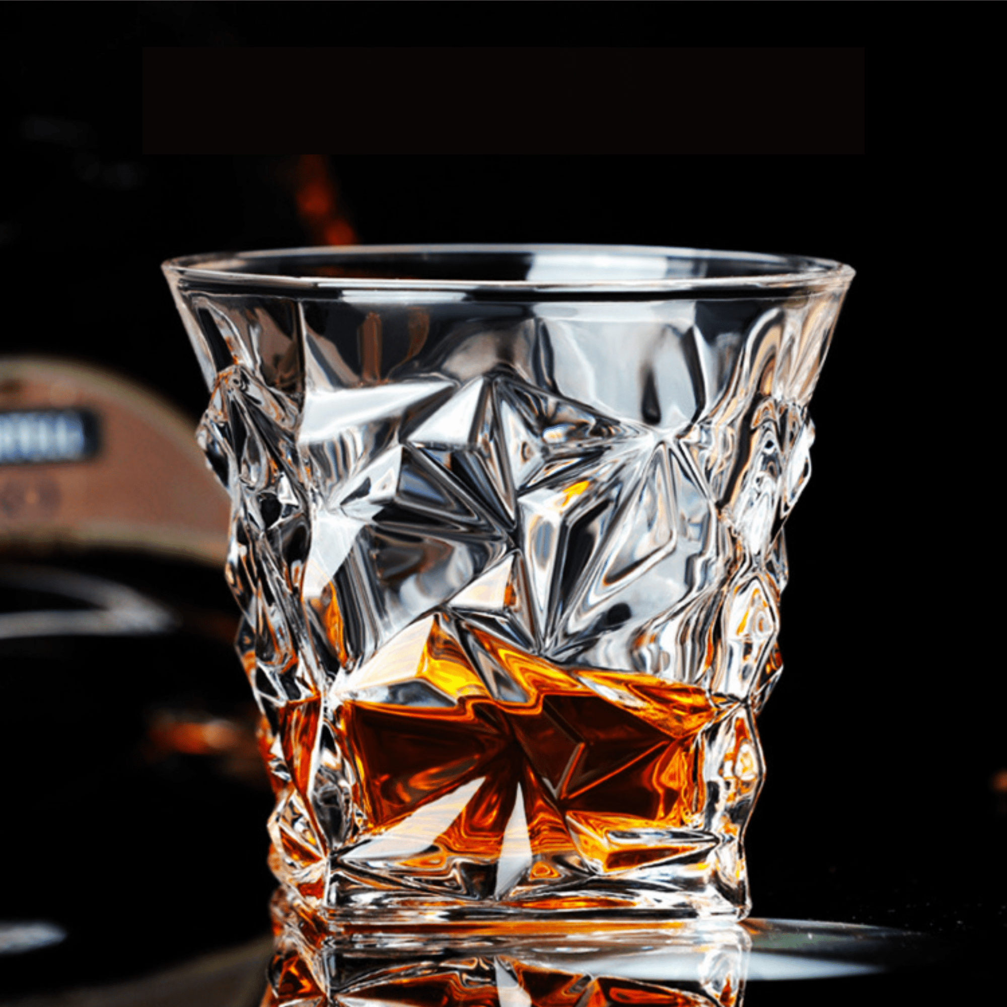 Whiskey Glasses 9oz Premium Scotch Glasses Set of 2 - Old Fashioned Whiskey