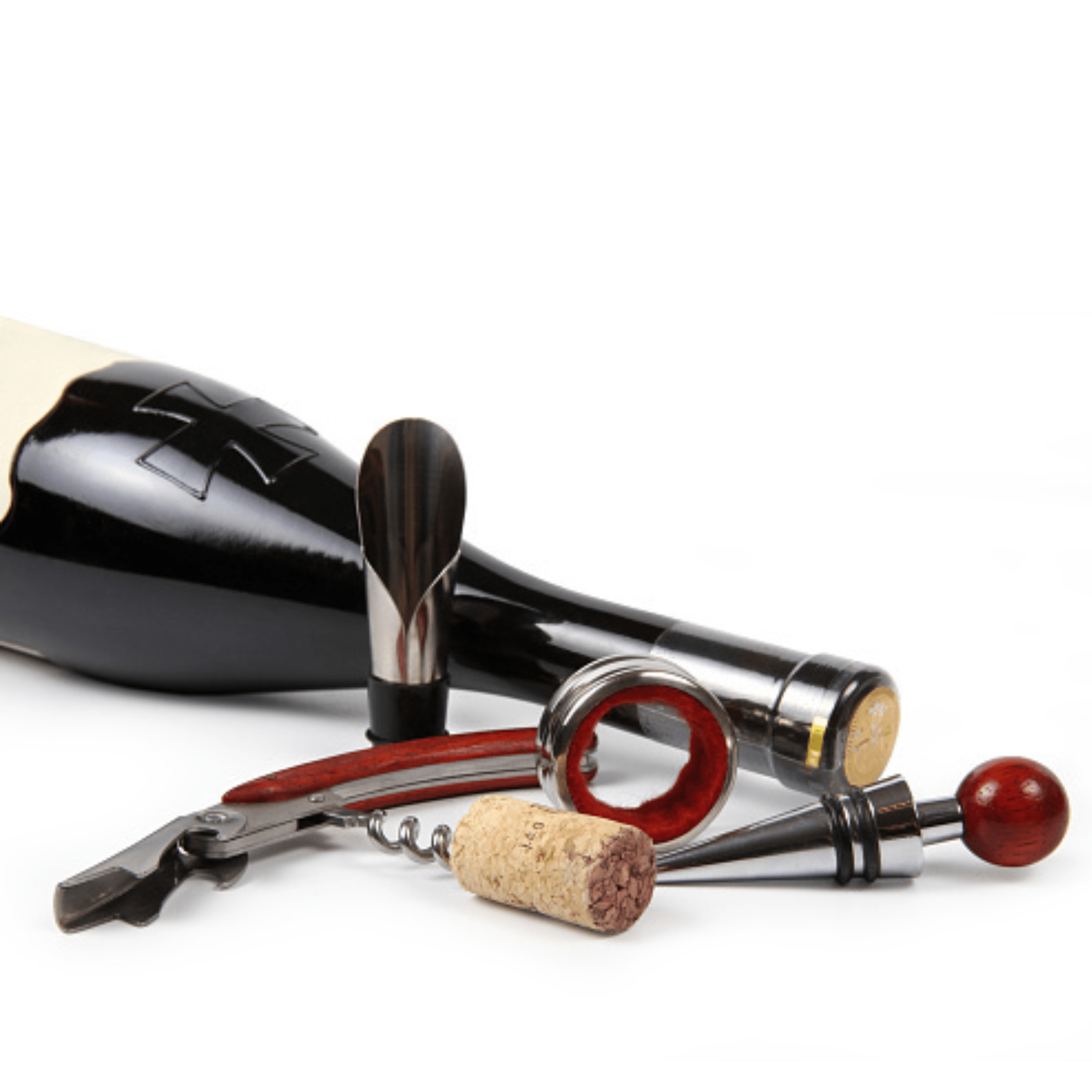 Wine Accessories Set Of 4 Pcs Bottle Opener