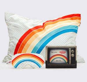 Kitsch Stranger Things satin pillowcase & eye mask set
