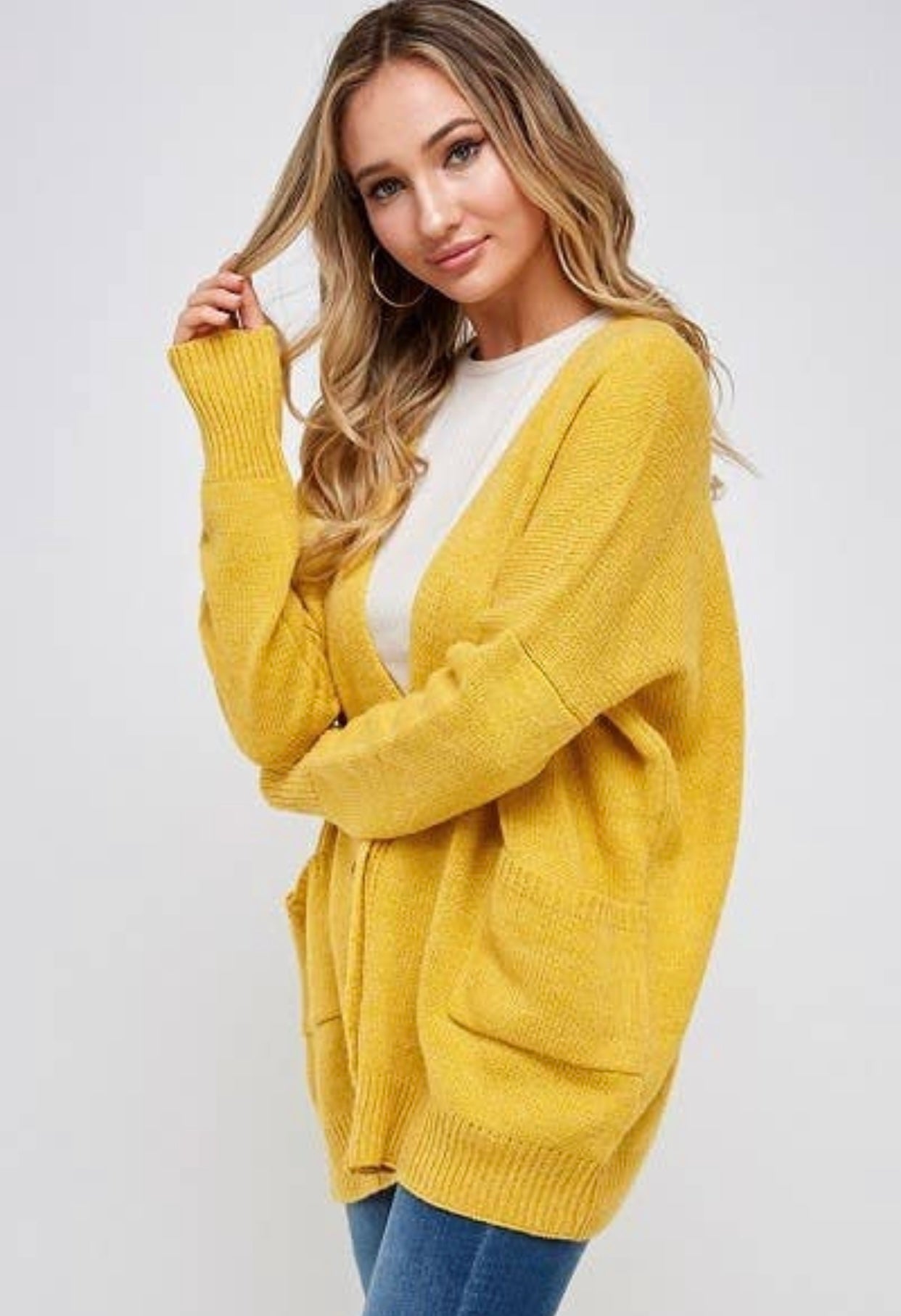 YELLOW CARDIGAN