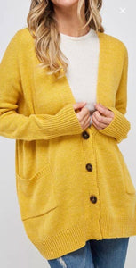YELLOW CARDIGAN